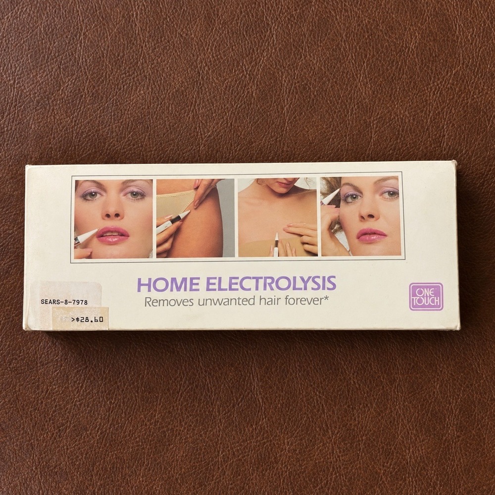 Vintage One Touch Home Electrolysis Permanent Hair Removal Kit Inverness Tested